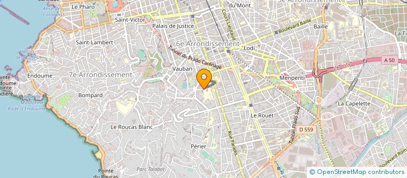 localisation de l'entreprise PHOCEENNE DISTRIBUTION AUDIO VISUELLE à MARSEILLE