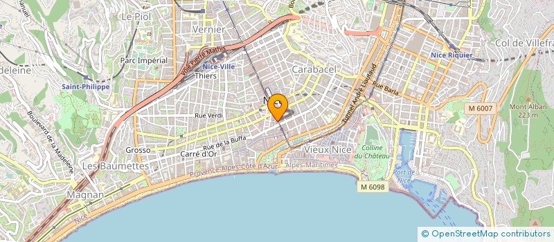 localisation de l'entreprise PHOCEENS VOYAGES  NICE