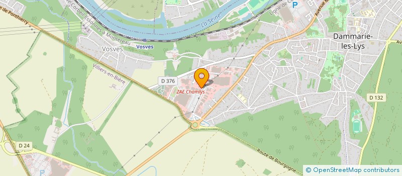 localisation de l'entreprise PHODIS à DAMMARIE-LES-LYS