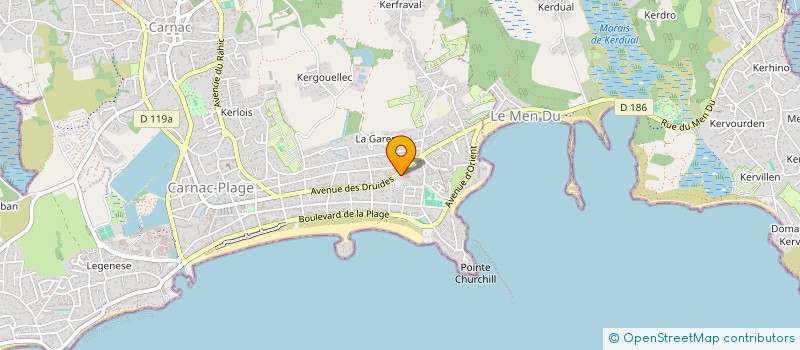 localisation de l'entreprise PHOEBE  CARNAC