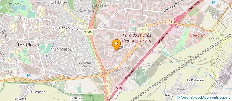 localisation de l'entreprise PHOEBE ILE DE FRANCE à LES ULIS