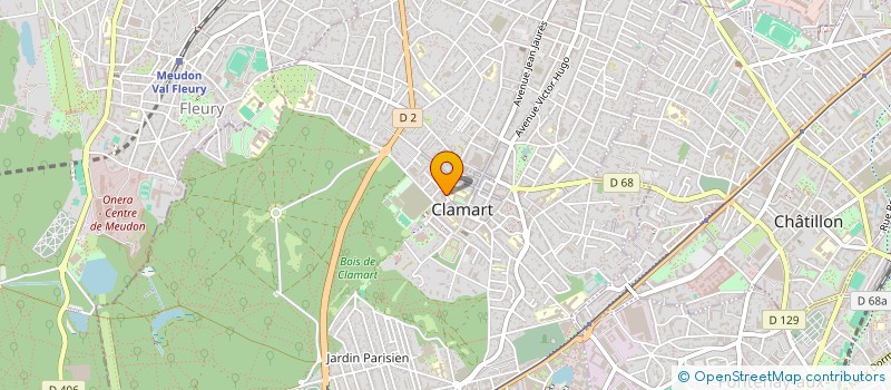 localisation de l'entreprise PHOEBUS à CLAMART