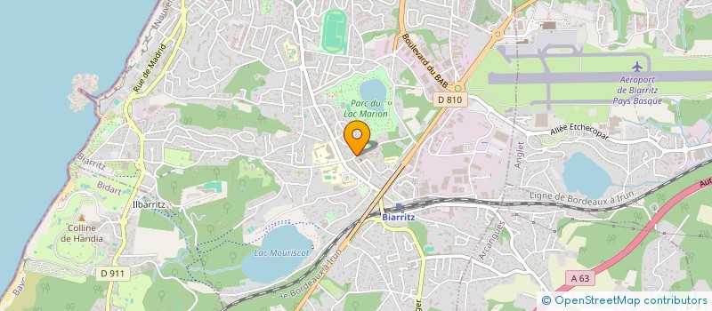 localisation de l'entreprise PHOEBUS à BIARRITZ