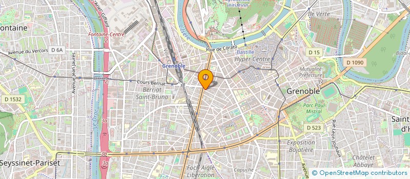 localisation de l'entreprise PHOEBUS ARCHITECTURE à GRENOBLE