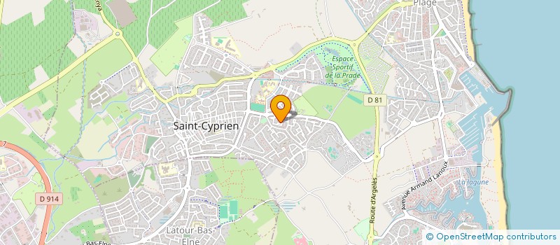 localisation de l'entreprise PHOEBUS ASSOCIATION SAINT CYPRIENAISE DE PROTECTION ANIMALE (PHOEBUS - ASCPA)  SAINT-CYPRIEN
