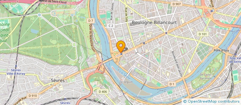 localisation de l'entreprise PHOEBUS ENTREPRISES à BOULOGNE-BILLANCOURT