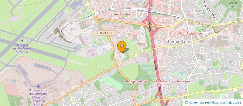 localisation de l'entreprise PHOEBUX à MERIGNAC