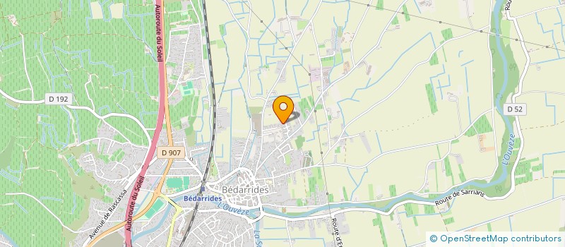 localisation de l'entreprise PHOEMYA  BEDARRIDES