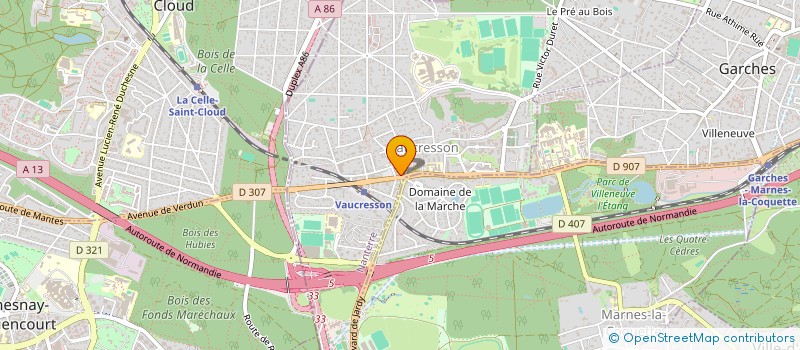 localisation de l'entreprise PHOENICE à VAUCRESSON