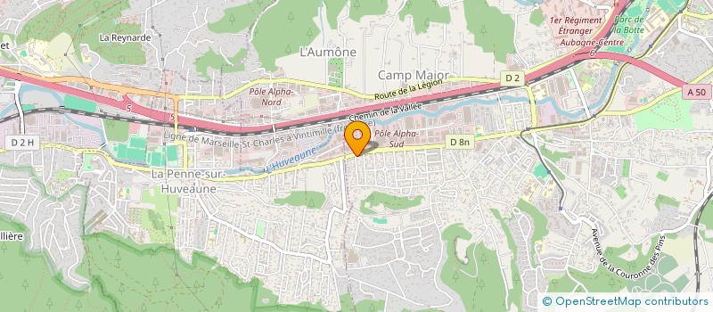 localisation de l'entreprise PHOENICIA à AUBAGNE