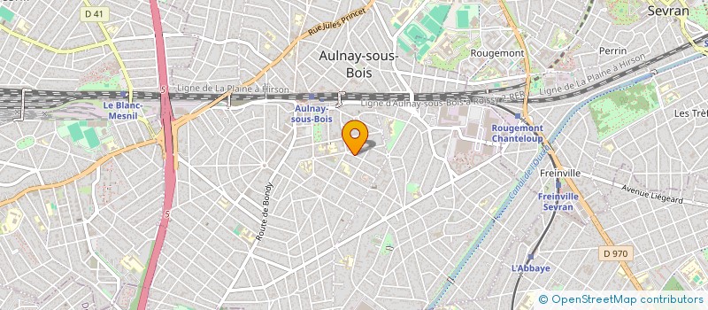 localisation de l'entreprise PHOENIKS à AULNAY-SOUS-BOIS