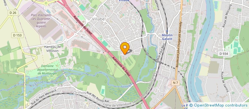 localisation de l'entreprise PHOENIX 2023  VILLABE