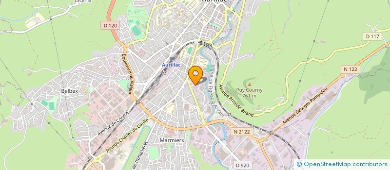localisation de l'entreprise PHOENIX à AURILLAC