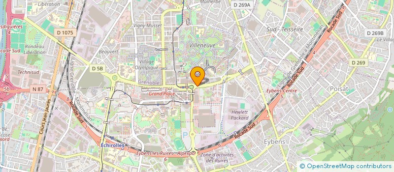 localisation de l'entreprise PHOENIX 38 à GRENOBLE