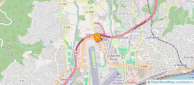 localisation de l'entreprise PHOENIX à MANDELIEU-LA-NAPOULE