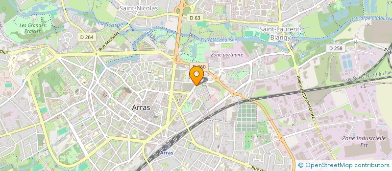 localisation de l'entreprise PHOENIX à ARRAS