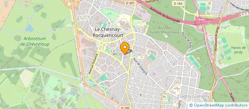 localisation de l'entreprise PHOENIX  LE CHESNAY-ROCQUENCOURT