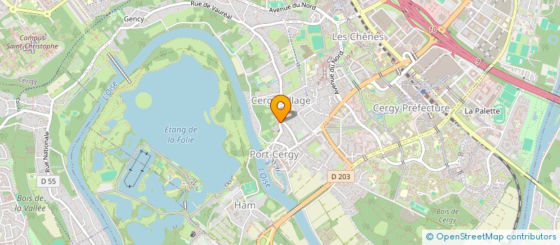 localisation de l'entreprise PHOENIX  CERGY