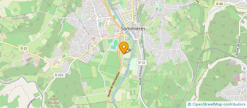 localisation de l'entreprise PHOENIX  SOMMIERES