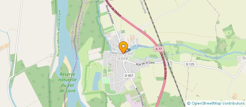 localisation de l'entreprise PHOENIX à MESVES-SUR-LOIRE