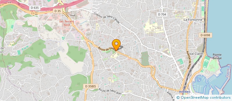 localisation de l'entreprise PHOENIX  ANTIBES