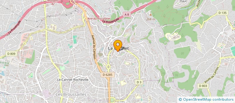 localisation de l'entreprise PHOENIX à LE CANNET