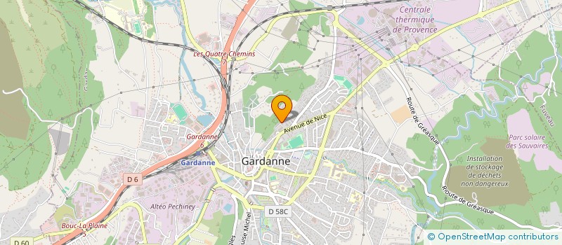 localisation de l'entreprise PHOENIX à GARDANNE