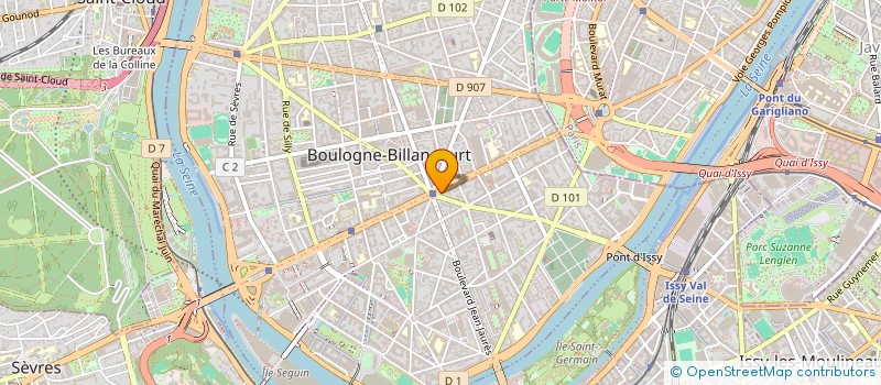 localisation de l'entreprise PHOENIX à BOULOGNE-BILLANCOURT