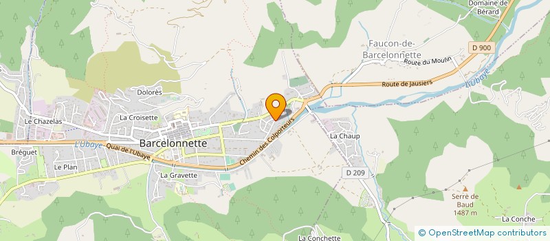 localisation de l'entreprise PHOENIX à BARCELONNETTE