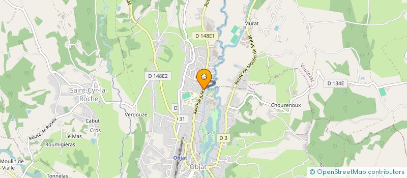 localisation de l'entreprise PHOENIX  OBJAT