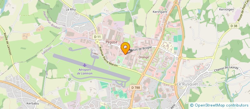 localisation de l'entreprise PHOENIX  LANNION