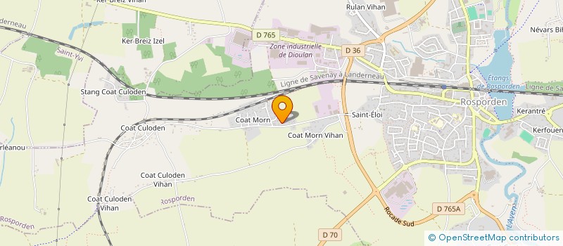 localisation de l'entreprise PHOENIX  ROSPORDEN