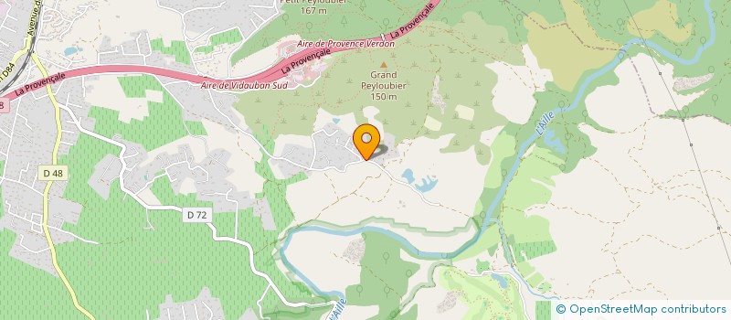 localisation de l'entreprise PHOENIX  VIDAUBAN