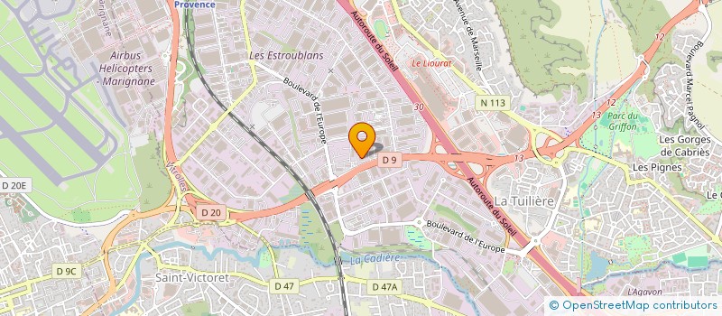 localisation de l'entreprise PHOENIX à VITROLLES
