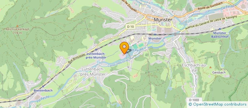 localisation de l'entreprise PHOENIX  LUTTENBACH-PRES-MUNSTER