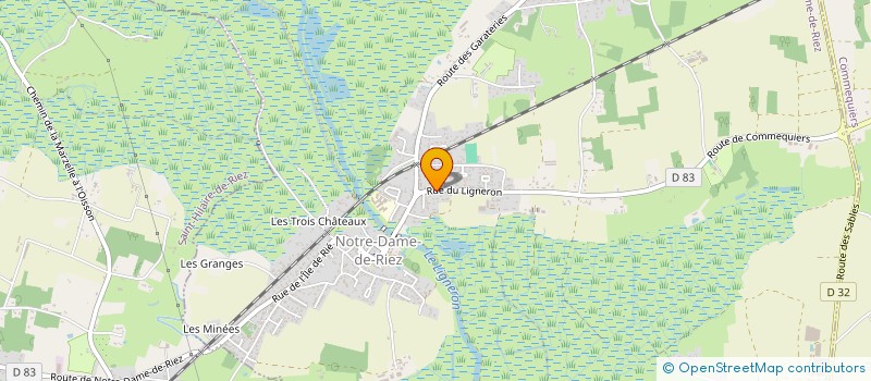 localisation de l'entreprise PHOENIX  NOTRE-DAME-DE-RIEZ