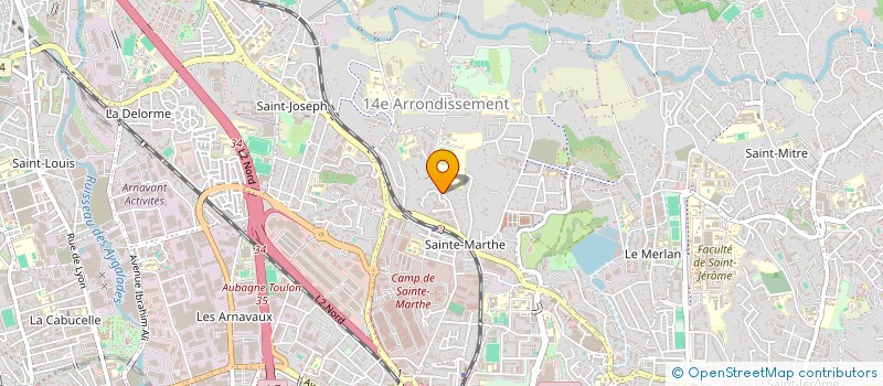 localisation de l'entreprise PHOENIX à MARSEILLE 14EME
