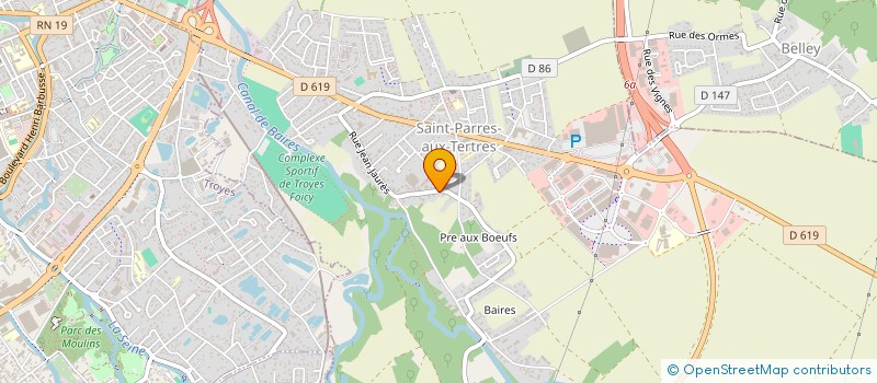 localisation de l'entreprise PHOENIX ACF à SAINT-PARRES-AUX-TERTRES