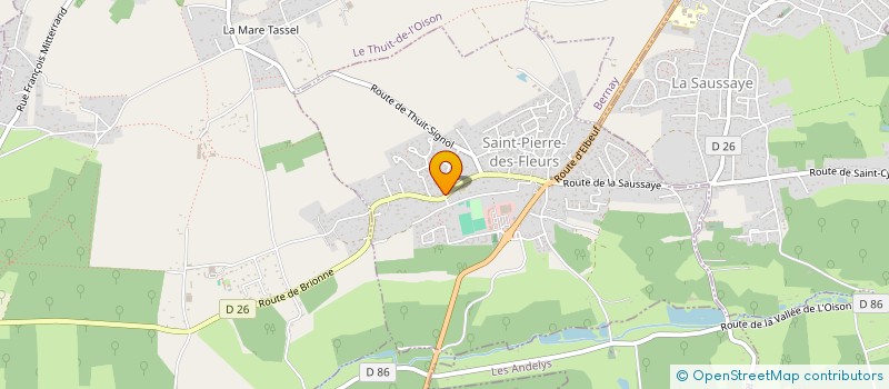 localisation de l'entreprise PHOENIX BATIMENT  SAINT-PIERRE-DES-FLEURS