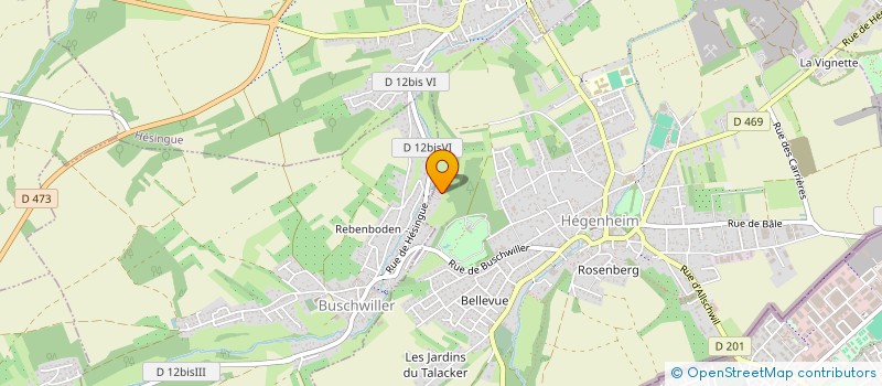 localisation de l'entreprise PHOENIX BIS  HEGENHEIM