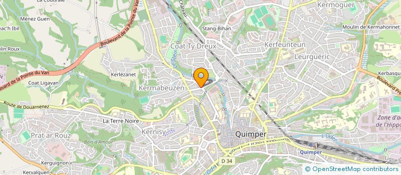 localisation de l'entreprise PHOENIX CA  QUIMPER