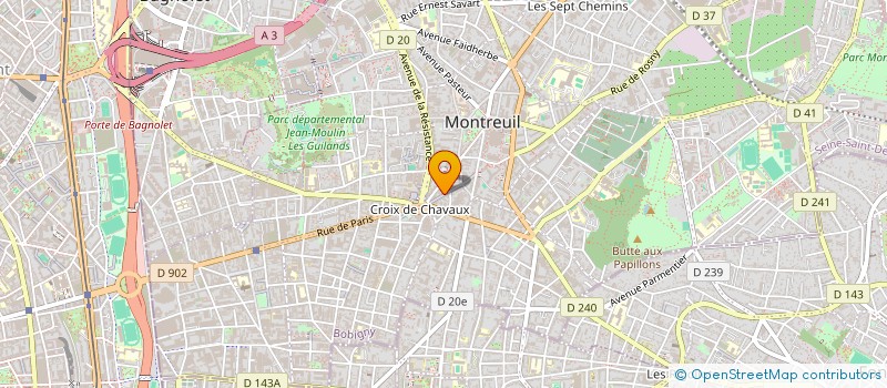 localisation de l'entreprise PHOENIX CONCEPT à MONTREUIL