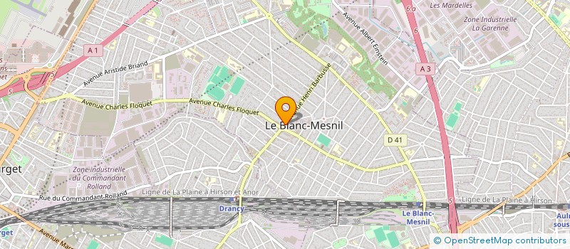 localisation de l'entreprise PHOENIX-CONCEPT à LE BLANC-MESNIL