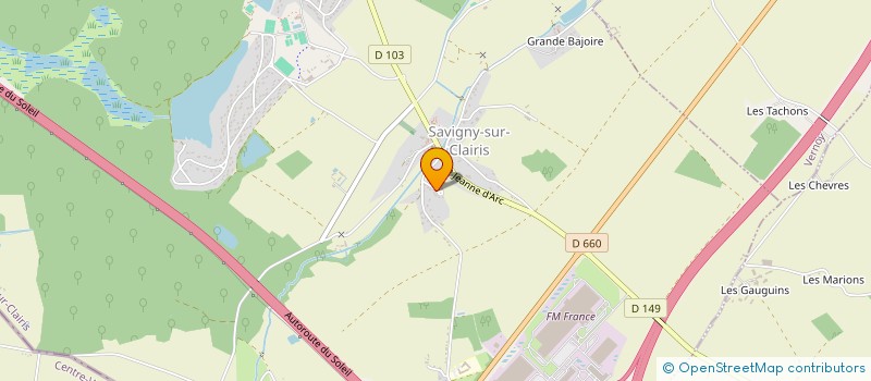 localisation de l'entreprise PHOENIX CONCEPTION  SAVIGNY-SUR-CLAIRIS