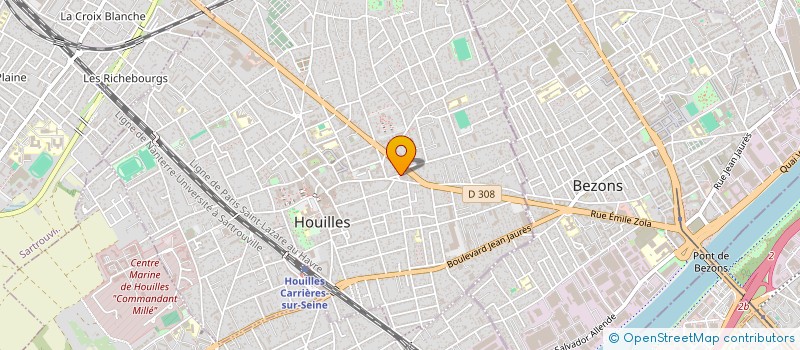 localisation de l'entreprise PHOENIX CONSULTING SERVICES AND INVESTMENTS  HOUILLES