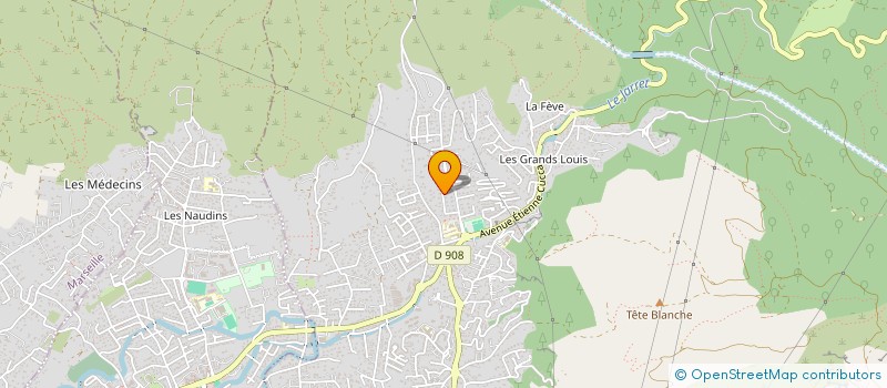 localisation de l'entreprise PHOENIX COROT  ALLAUCH