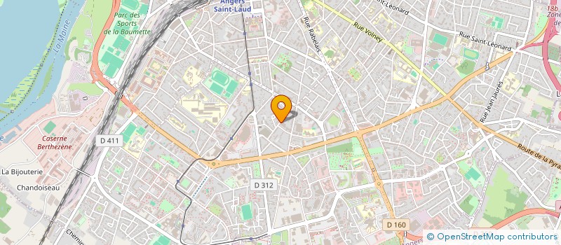 localisation de l'entreprise PHOENIX D'ANGERS à ANGERS