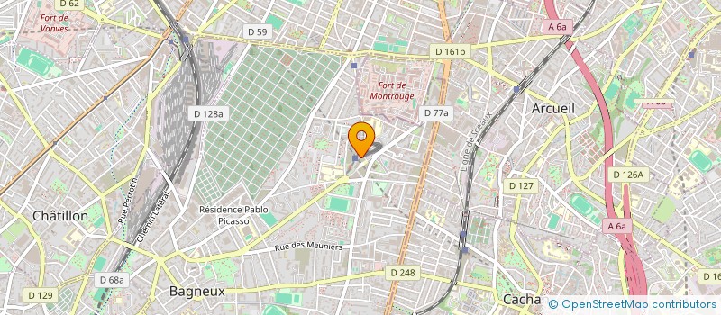 localisation de l'entreprise PHOENIX DE L'ORIENT  BAGNEUX