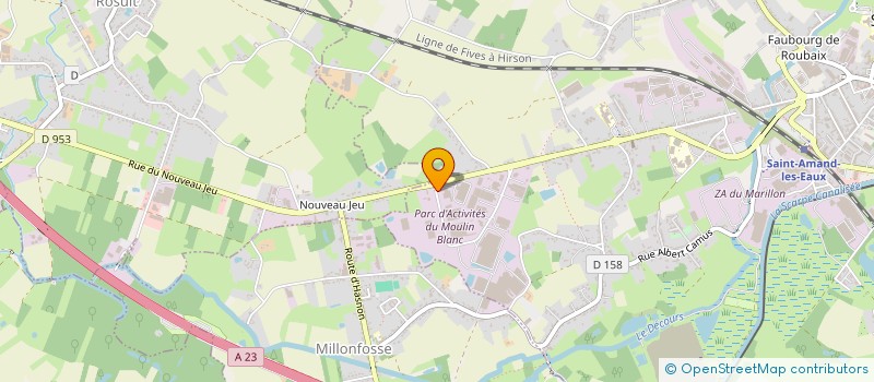 localisation de l'entreprise PHOENIX DEVELOPPEMENT  SAINT-AMAND-LES-EAUX