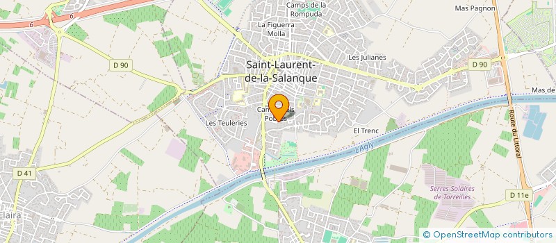 localisation de l'entreprise PHOENIX DIFFUSION  SAINT-LAURENT-DE-LA-SALANQUE